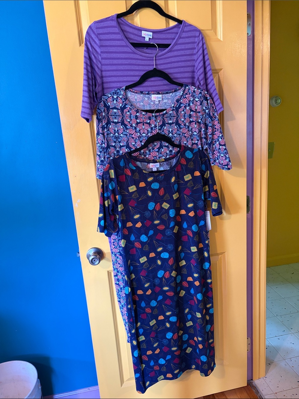 LuLaRoe Large Julia Dress Bundle